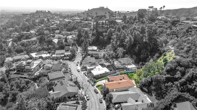 drone / aerial view featuring a residential view