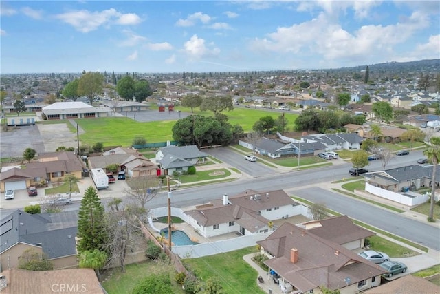 birds eye view of property featuring a residential view