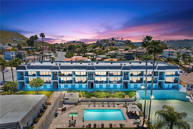 22570 Bass Pl Unit 7, Canyon Lake, CA 92587 - community pool with a mountain view