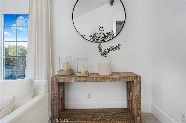 interior details featuring baseboards