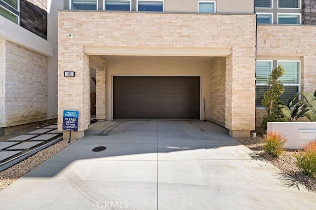 exterior space with driveway