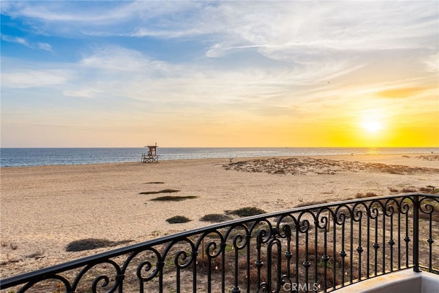 water view with a beach view