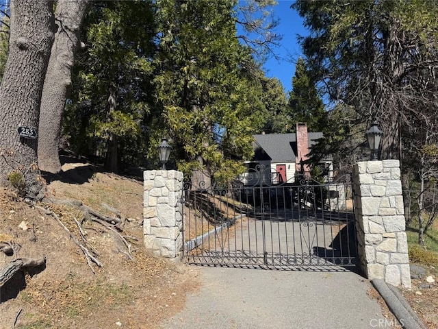 283 Walnut Dr, Lake Arrowhead, CA 92352 - view of gate