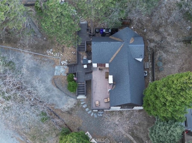 283 Walnut Dr, Lake Arrowhead, CA 92352 - view from above of property
