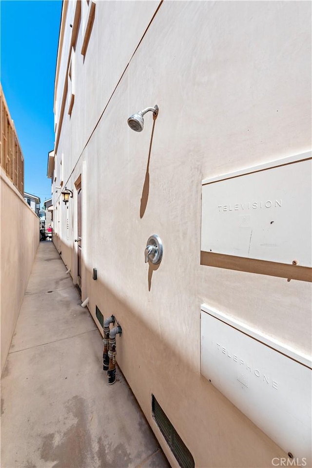 details with stucco siding