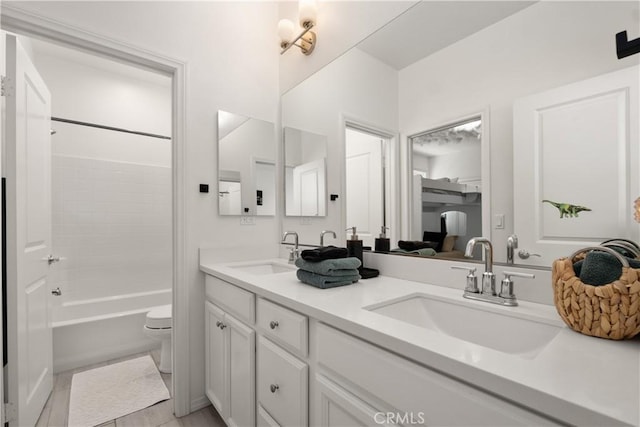 166 Natal Rd, Rancho Mission Viejo, CA 92694 - bathroom with double vanity and bathing tub / shower combination