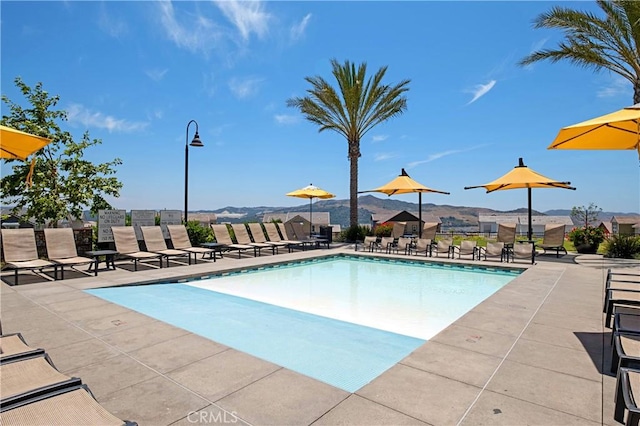 166 Natal Rd, Rancho Mission Viejo, CA 92694 - community pool with a mountain view and a patio