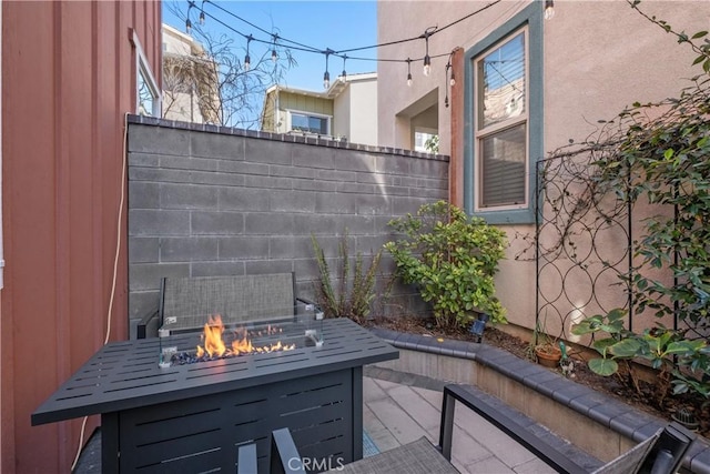 166 Natal Rd, Rancho Mission Viejo, CA 92694 - view of patio / terrace featuring a fire pit