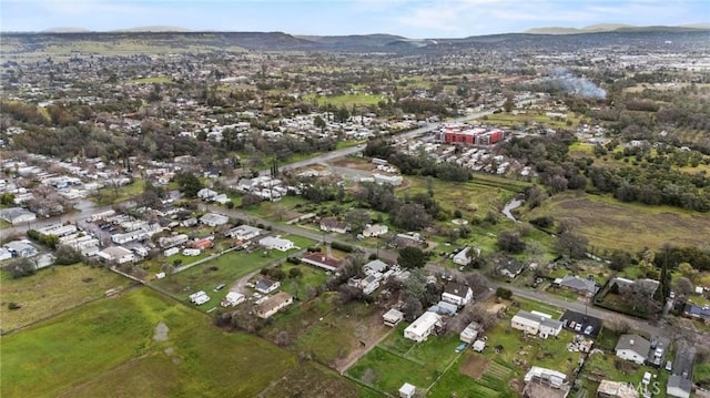 aerial view featuring a mountain view