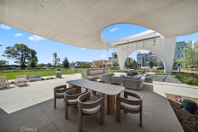 view of patio / terrace featuring outdoor dining space