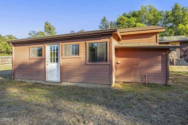 view of outbuilding