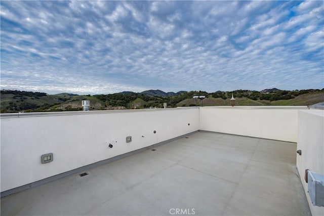 view of patio featuring visible vents