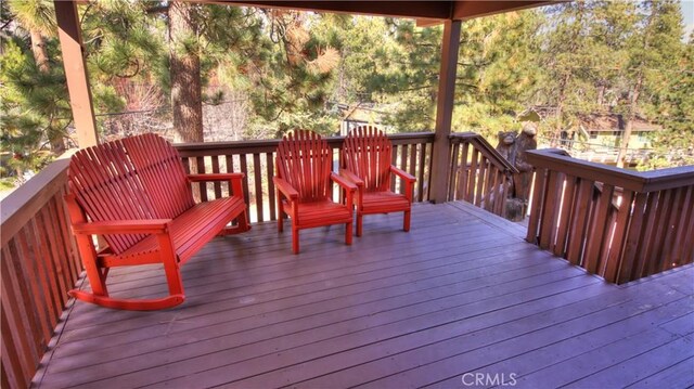 view of deck