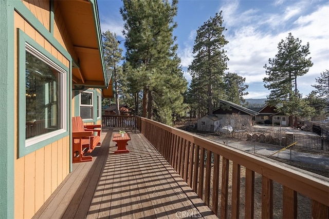 view of deck