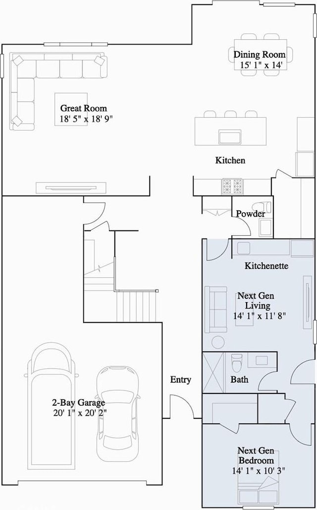 view of layout