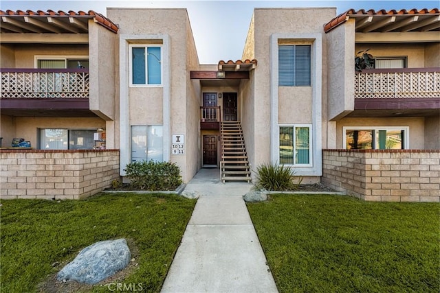 exterior space with stairway