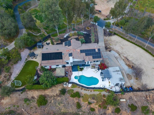 drone / aerial view