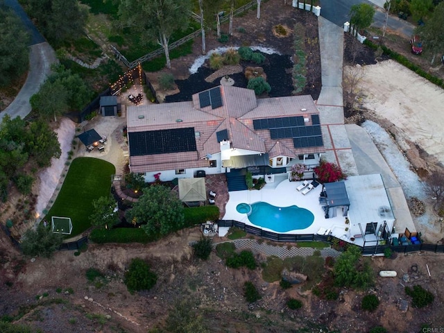 19950 Elfin Forest Ln, Escondido, CA 92029 - view from above of property with a pool