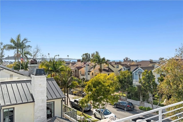 exterior space with a residential view