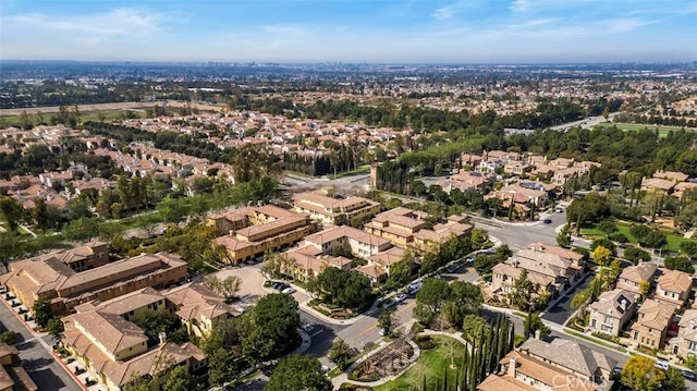 aerial view featuring a residential view