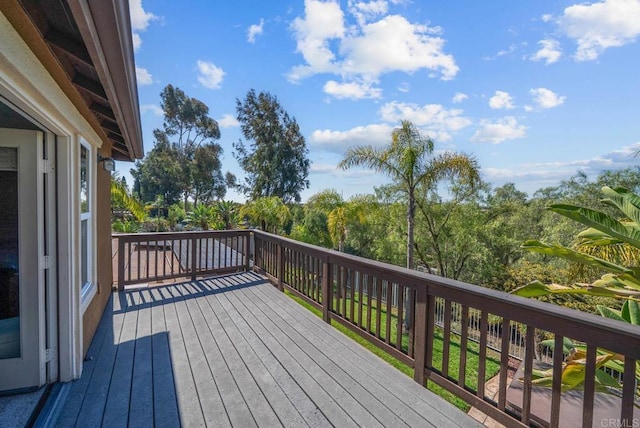 view of deck