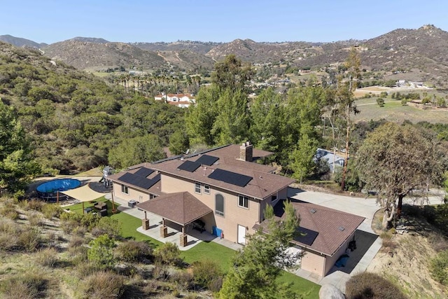 6433 Dehesa Rd, El Cajon, CA 92019 - bird's eye view featuring a mountain view
