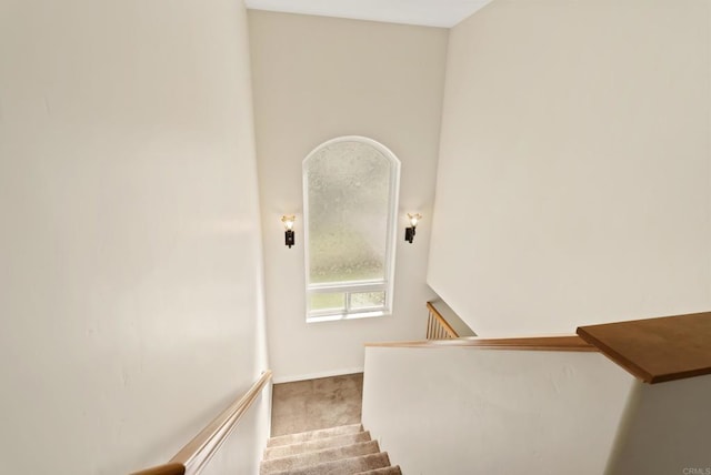 6433 Dehesa Rd, El Cajon, CA 92019 - stairs with carpet floors and baseboards