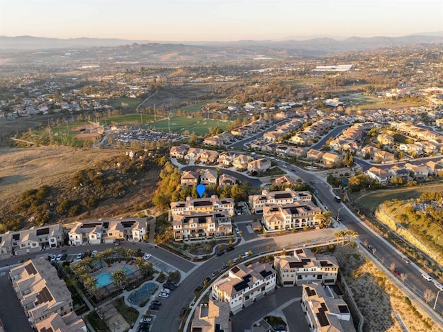 birds eye view of property featuring a residential view