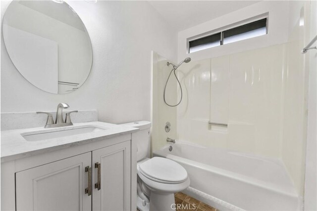 4738 Knoll Wood Ct, Oceanside, CA 92056 - full bath with toilet, vanity, and shower / washtub combination