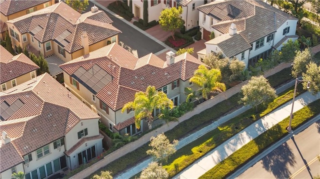 drone / aerial view featuring a residential view