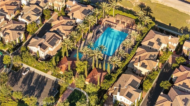 bird's eye view featuring a residential view