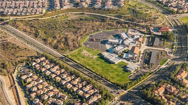 aerial view featuring a residential view