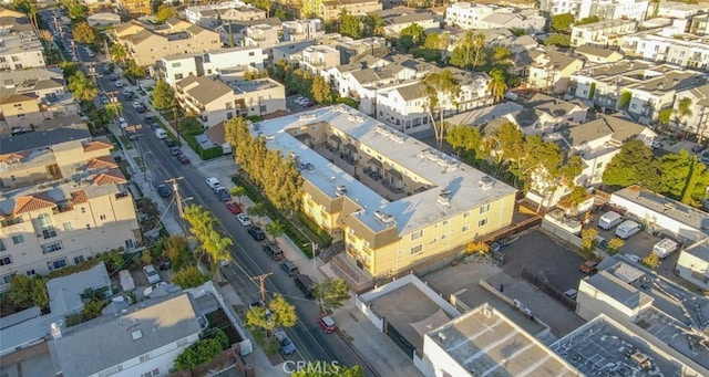 aerial view featuring a residential view