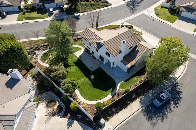 birds eye view of property featuring a residential view