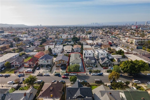 bird's eye view featuring a residential view