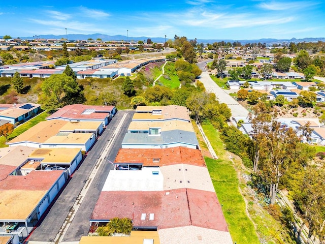 3839 Vista Campana S Unit 32, Oceanside, CA 92057 - aerial perspective of suburban area featuring a mountain backdrop