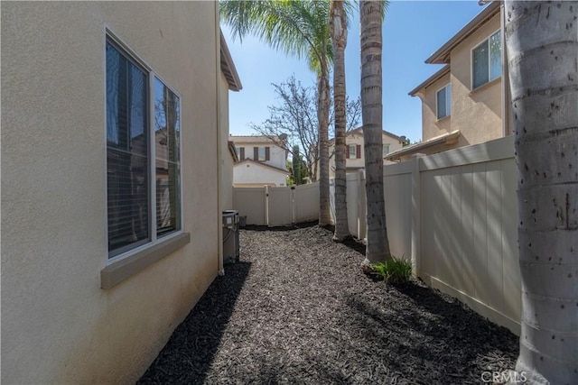 view of yard with a gate and fence