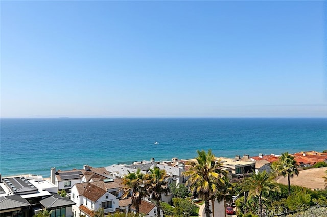water view with a residential view