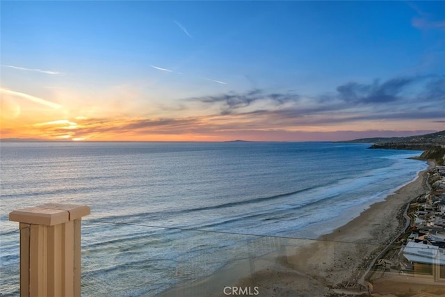 34381 Dana Strand Rd Unit 4, Dana Point, CA 92629 - water view featuring local beach
