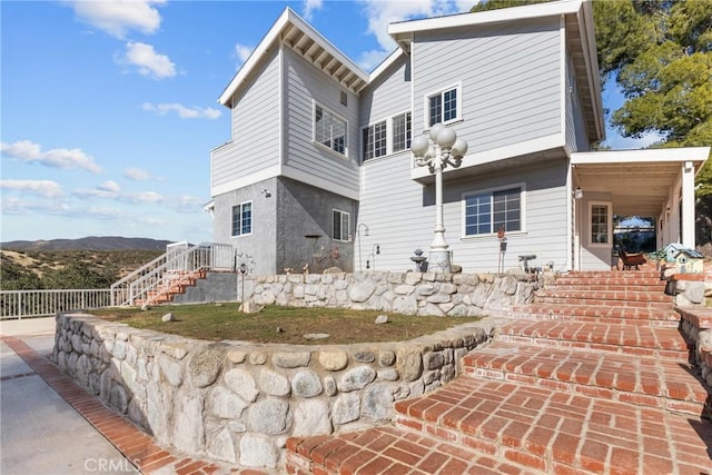 view of rear view of house