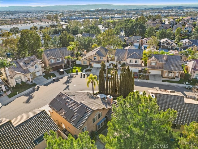 aerial view featuring a residential view