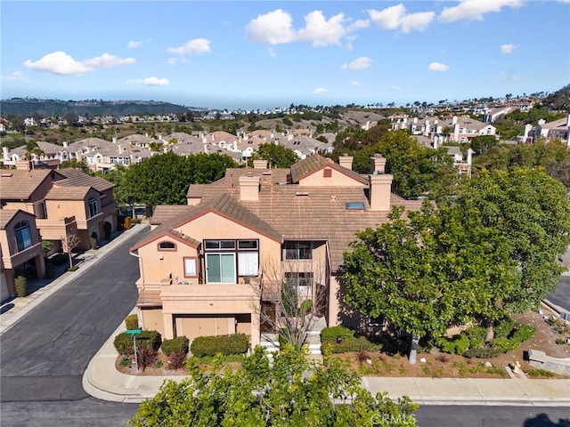 birds eye view of property featuring a residential view