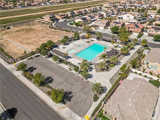 birds eye view of property featuring a residential view