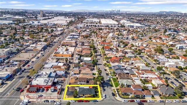 bird's eye view featuring a view of city