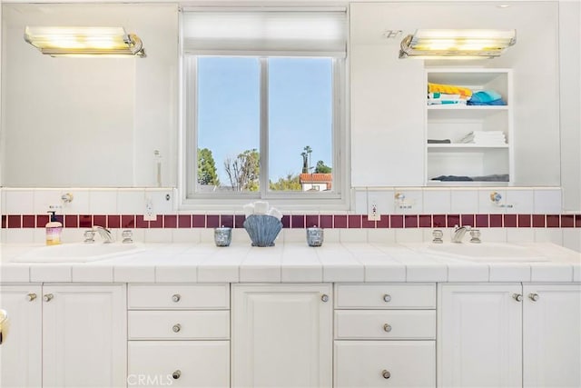 17846 Palora St, Encino, CA 91316 - full bath featuring a sink and double vanity