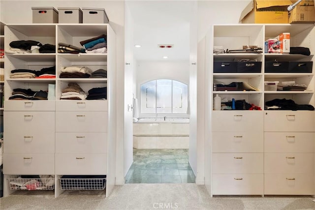17846 Palora St, Encino, CA 91316 - walk in closet with carpet floors