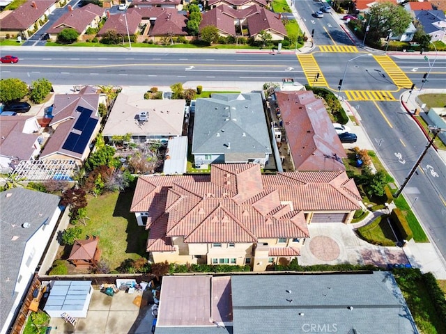 aerial view featuring a residential view