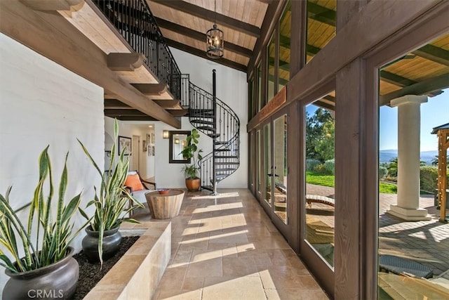 interior space with stairway