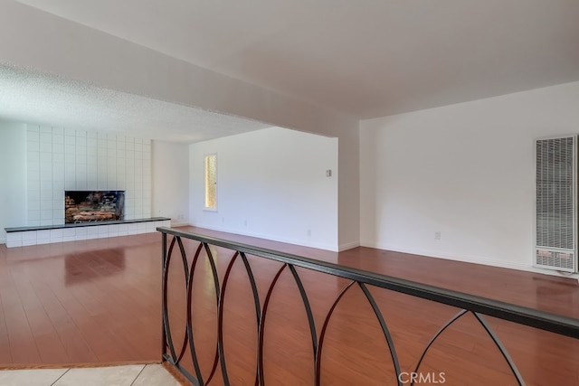 hallway featuring light wood finished floors