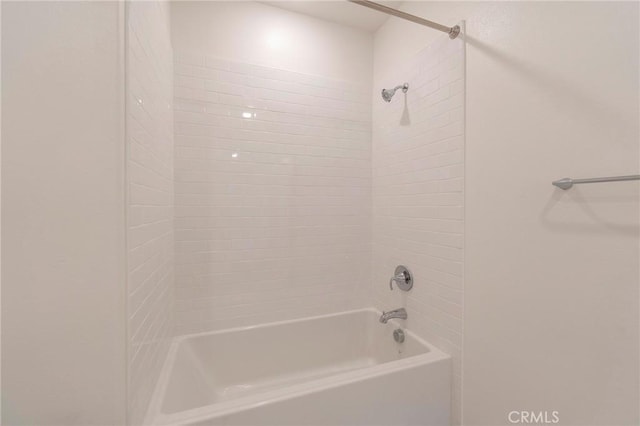 bathroom featuring bathtub / shower combination